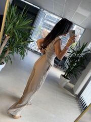 Np 8001 Krinkıl Bej Yelek Takım