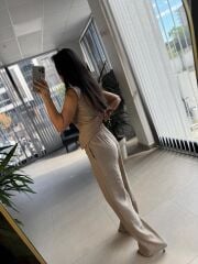 Np 8001 Krinkıl Bej Yelek Takım