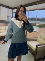 Orj. Marka Mavi Renkli Kazak