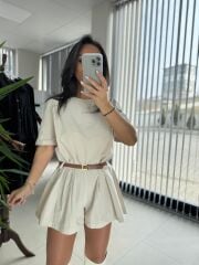 Cr 1609 Bej Kemerli Tulum