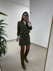 Art 2003 Süet Haki Takım