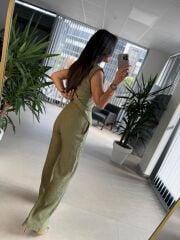 Np 8001 Krinkıl Yağ Yeşili Yelek Takım