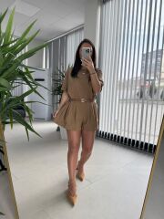 Cr 1609 Camel Kemerli Tulum