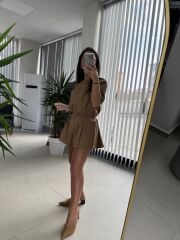 Cr 1609 Camel Kemerli Tulum