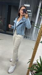 Orj.Marka Krep Taş Pantolon