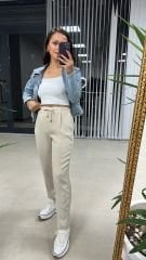 Orj.Marka Krep Taş Pantolon