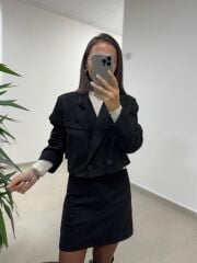 Art 2003 Süet Siyah Takım