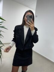 Art 2003 Süet Siyah Takım