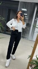 Orj.Marka Krep Siyah Pantolon