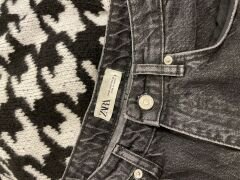 Orj marka antrasit taşlama mom Pantolon