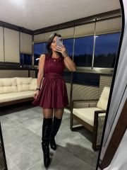 Wo 2806 Bordo İthal Kolsuz Mini Elbise