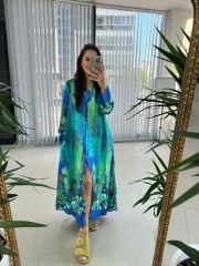 My 3456 Saks Ethnic Pattern Dress