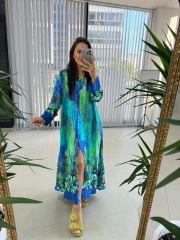 My 3456 Saks Ethnic Pattern Dress