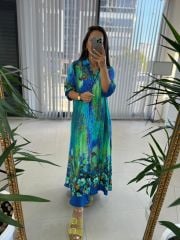 My 3456 Saks Ethnic Pattern Dress