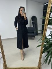 Ms Elastic Waist Shirt Dress