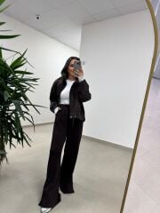 Ml 35021 Paraşüt - Modal Fermuarlı A. Kahve Takım