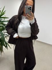 Ml 35021 Paraşüt - Modal Fermuarlı A. Kahve Takım