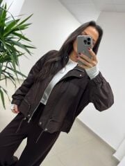 Ml 35021 Paraşüt - Modal Fermuarlı A. Kahve Takım