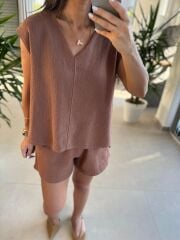 Cr 3003 Petek Dokulu A.Kahve Takım