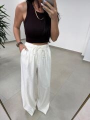 İv 51017 Pamuk Keten Naturel Pantolon