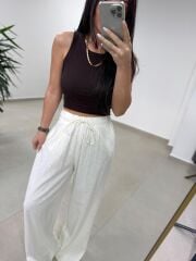 İv 51017 Pamuk Keten Naturel Pantolon