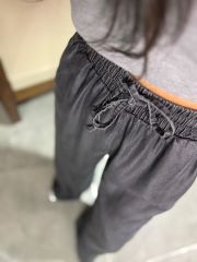 Wo Antrasit Yıkamalı Tensel Pantolon