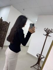 Po 2653 Çift Fermuarlı Polo Yaka Siyah Triko
