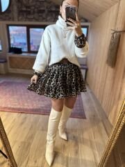 Orj brand cream fisherman soft sweater