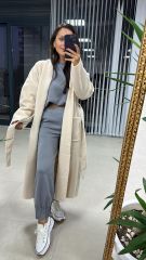 Stamp Unlined Stone Coat