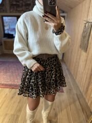 Orj brand cream fisherman soft sweater