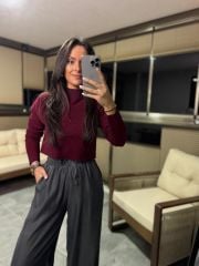 Kr 16542 Bordo Yumoş Balıkçı Triko