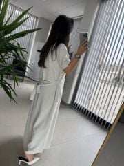 Cr 1005 Taş Kısa Kol Gömlek Elbise