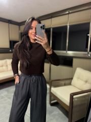 Kr 16542 A.Kahve Yumoş Balıkçı Triko