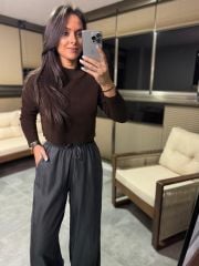 Kr 16542 A.Kahve Yumoş Balıkçı Triko