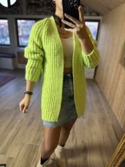 Zr yün neon hırka