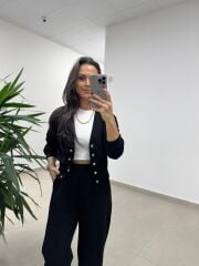 Art 2004 Gold Çıtçıtlı Siyah Modal Takım