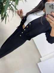 Art 2004 Gold Çıtçıtlı Siyah Modal Takım