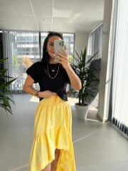 Bb 30069 Siyah Fisto Detaylı Bluz