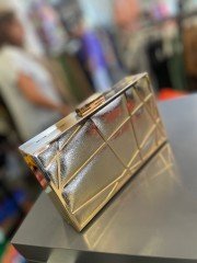 gold çanta