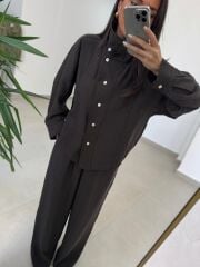 Fp 51324 Bomber Çıtçıtlı Kahve Takım