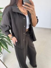 Fp 51324 Bomber Çıtçıtlı Kahve Takım