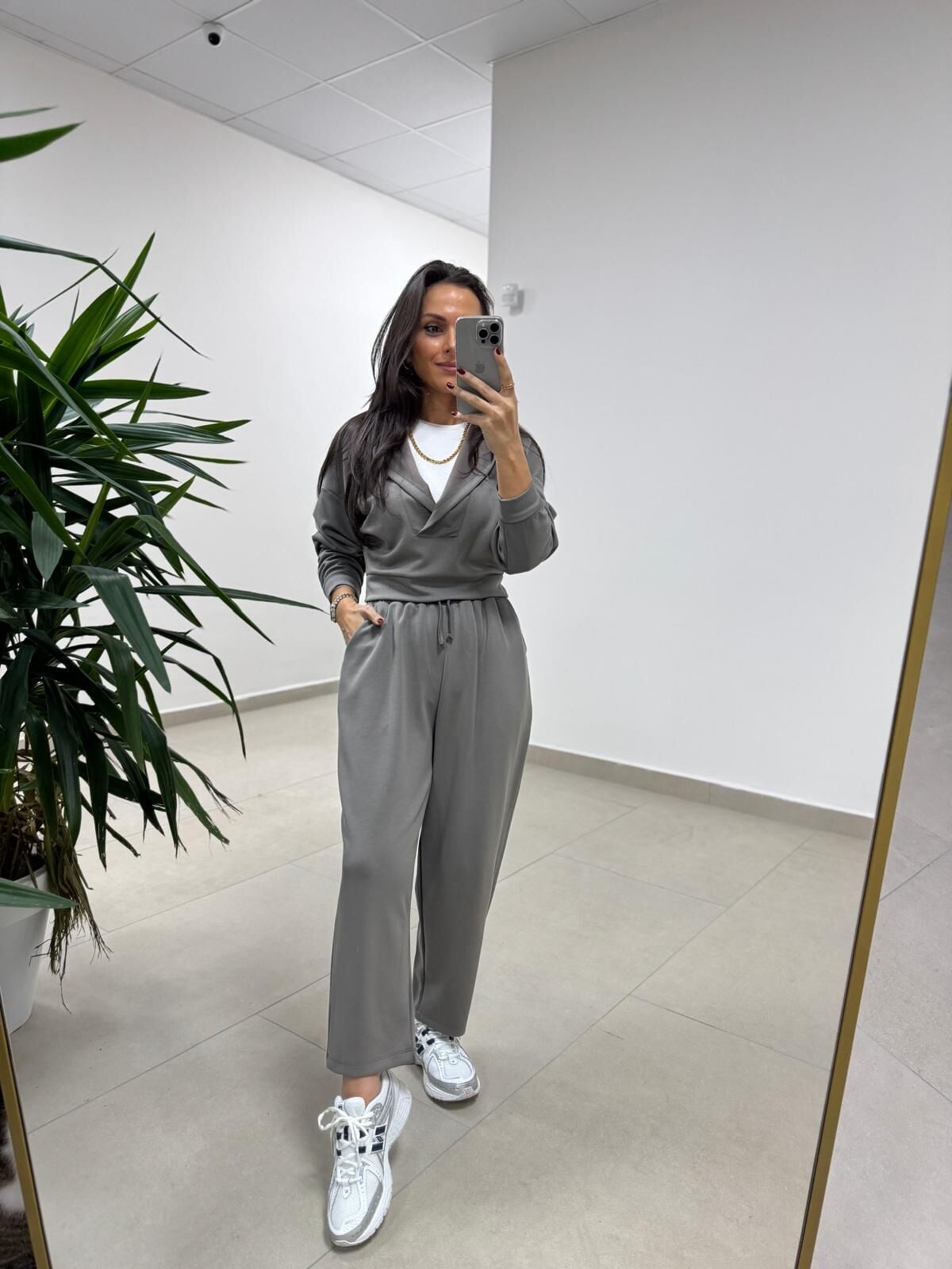 Ml 51691 Füme Kapüşonlu Modal Takım