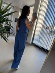 Cr 4001 İndigo Yelekli Takım