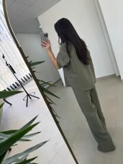 Fp 51324 Bomber Çıtçıtlı Haki Takım