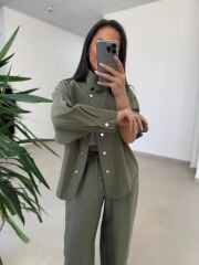 Fp 51324 Bomber Çıtçıtlı Haki Takım