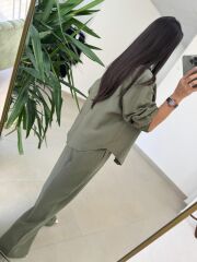 Fp 51324 Bomber Çıtçıtlı Haki Takım