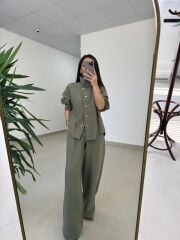 Fp 51324 Bomber Çıtçıtlı Haki Takım