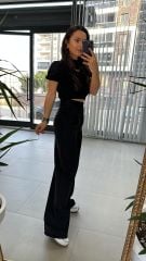 Siyah Palazzo pant