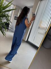 Cr 4006 İndigo Uzun Yelekli Takım