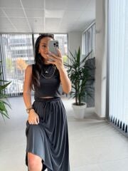 Cr 5006 Modal Etekli Antrasit Takım